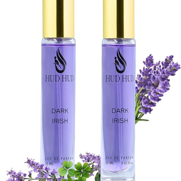 HUDHUD Perfume Dark Irish Premium Scent 2 x 20ml Pocket Friendly Perfumes