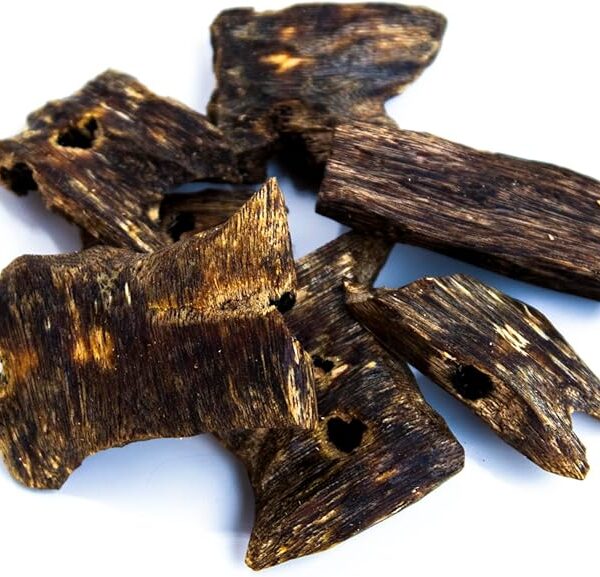 Ercao Chinese Kyara Agarwood Incense (Qinan Oud Incense) - Premium Natural Agarwood for Home Fragrance & Luxury Gifts | Multiple Sizes Available (500g - Medium Grade - Block)