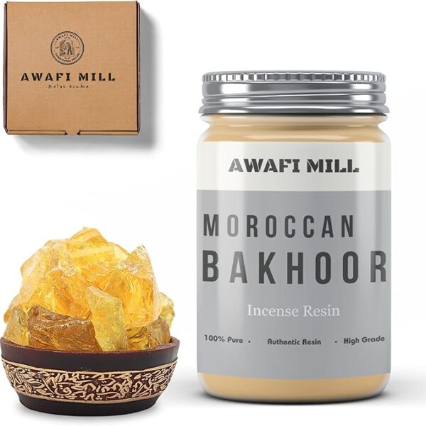 Awafi Mill Moroccan Bakhoor - Aromatic Incense for Exquisite Fragrance (Bottle of 500 gram / 17.6 Oz)
